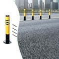 thumbnail image 6 of Dualoai Safety Bollard Post Driveway Barrier for Hotel Crossing Lane Store Entrances 60cmx7.6cm, 6 of 9