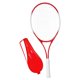 thumbnail image 3 of Raqueta de tenis Raqueta de tenis ligera para mujer y hombre Portátil con bolsa de transporte Rojo, 3 of 8