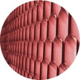 thumbnail image 1 of Ahgly Company Machine Washable Indoor Round Transitional Cranberry Red Area Rugs, 7' Round, 1 of 7