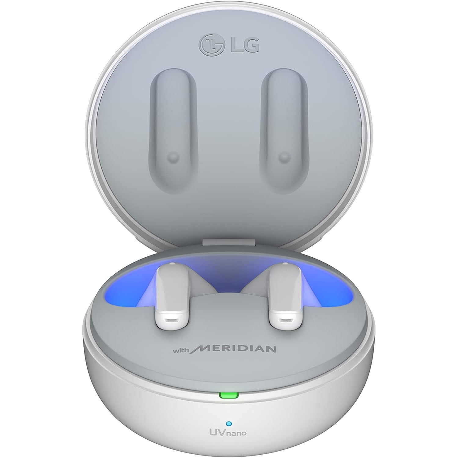 Charging with T60Q Case, White Free LG TONE True Earbuds Bluetooth Wireless