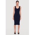 thumbnail image 2 of Women's Sleeveless Ribbed Knit Midi Dress, 2 of 4