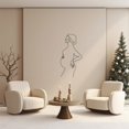 thumbnail image 3 of LaModaHome Metal Wall Art, Christmas Gift, Abstract Pregnant Woman, Maternity Wall Decor, Festive Home Art, Mom To Be Gift, Baby Bump ArtHome Decoration Gift -21.7"x43.3"/55x110cm, 3 of 5