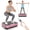 Rose Red, variant on Vibration Plate Exercise Machine with Remote & Resistance Bands,Rose Red