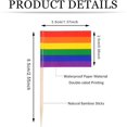 thumbnail image 2 of 100PCS Rainbow Flag Toothpicks, Cupcake Topper Label, Pride Cupcake Cake Toppers for Gay Pride & Birthday Party Decor Supplies", 2 of 5