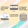 thumbnail image 5 of Double Sided Jewelry Chain Storage Bag Pocket Display Organizer 48 Pockets Beige, 5 of 5