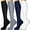 Color, variant on 4 Pairs-Compression Socks for Women&Men Circulation-Best Support for Nurses,Running,Athletic