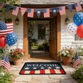 thumbnail image 4 of Loespoir 4th of July Doormat Rug Stars Door Mat Non Slip Washable Low-Profile for Floor Entrance Front Holiday Home Decor Indoor Outdoor, 4 of 4