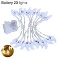 thumbnail image 4 of Frogued String Light Ghost Shape Festival Decoration 10/20/40 LEDs Halloween Fairy Lamp Ornament for Home, 4 of 10