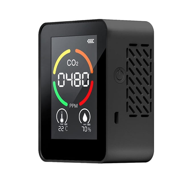 Chmadoxn Air-Quality Monitor Formaldehyde CO2-TVOC Tester Temperature Humidity Meter K1N0 A Detector