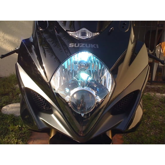 For 2008 2009 2010 Suzuki GSX-R750 GSXR 750 Bright White High Low Light Bulbs for Headlamp Headlight