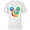 White, variant on Disney Mickey Mouse Icon Rainbow Tie-Dye - Short Sleeve T-Shirt for Kids- Customized-White