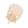 thumbnail image 1 of Dollhouse Round Stool, 1:12 Dollhouse Small Stool Vintage Simulation  For Kids, 1 of 8