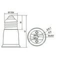 thumbnail image 3 of YI LIGHTING 6-Pieces Medium Socket Extender, E26 to E26 Standard Medium Base Lamp Bulb Extender Adapter, 3 of 4
