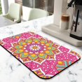 thumbnail image 2 of 2pcs Sacred Symbolic Coffee Maker Mat - Ethnic Mandala Art, 4-Layer Absorbent & Non-Slip Kitchen Counter Mat, 2 of 5