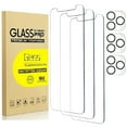 thumbnail image 1 of [3+3 Pack] for iPhone 11 Pro Screen Protector and Camera Lens Protector, 9H Hardness HD Tempered Glass Screen Protector for iPhone 11 Pro, Easy Installation, Bubble Free, 1 of 7