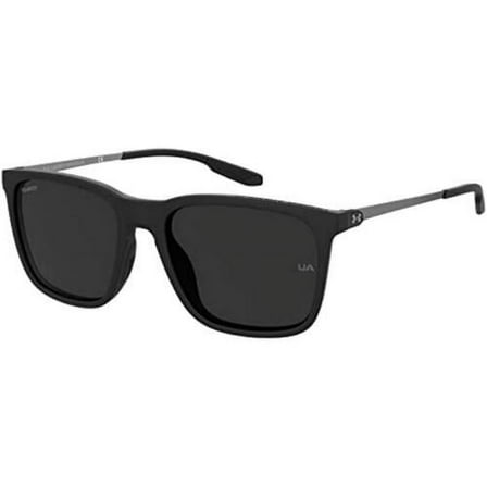 Under Armour Men UA Reliance Polarized Square Sunglasses Dark Ruthenium Black 56