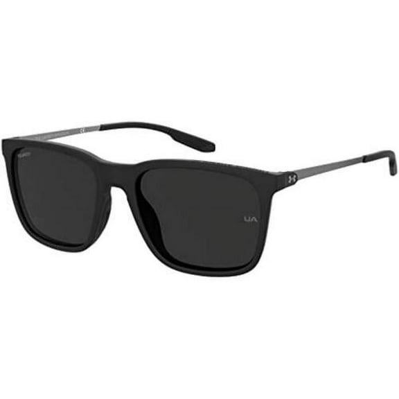 Under Armour Men UA Reliance Polarized Square Sunglasses Dark Ruthenium Black 56