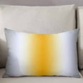 thumbnail image 3 of Orange Grey White Throw Pillow Covers, Farmhouse Ombre Color Modern Simple Soft Breathable Pillow Cases with Invisible Zipper for Sleeping, Standard Pillowcases for Couch Bed Sofa Chair 20x26 Inches, 3 of 6