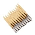 thumbnail image 5 of 10 taladros de madera de 3.175 mm de titanio tallados con taladros digitales de 30 grados. Amonsee No, 5 of 5