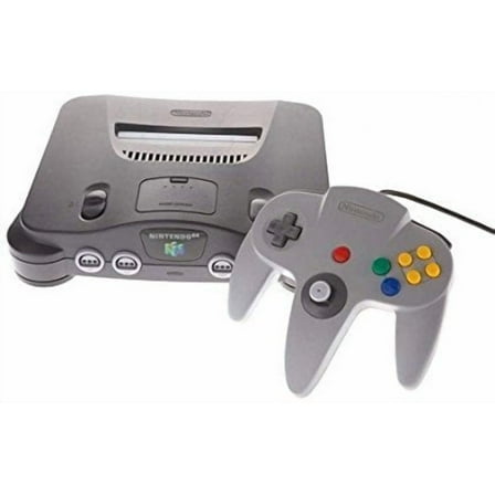 Nintendo 64 N64 Video Game Console Bundle with Matching Controller and Cables