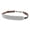 Silver, variant on Showman Glitter Overlay Leather Wither Strap (Teal)