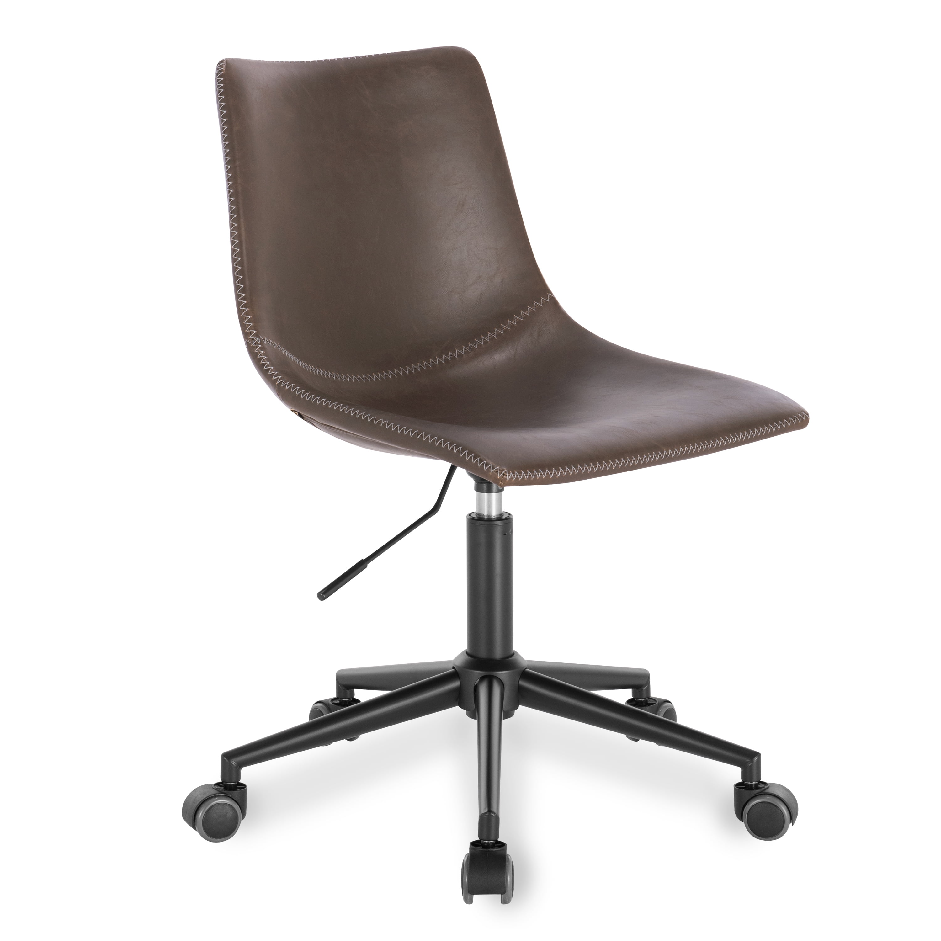 Poly Bark Paxton Task Chair In Brown Walmart Com Walmart Com