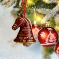 thumbnail image 6 of Horse Bell Ornament Christmas Horse Head Bell Acrylic 2D Flat Ornament: A Choice Of Festive Atmosphere And Exquisite Commemoration, 6 of 7