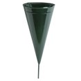 thumbnail image 3 of Root & Vessel Cemetery Vase, Green, Metal Cone, 1-Pack, 3 of 4