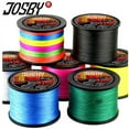 thumbnail image 2 of 300M 500M 1000M 8 Strands 4 Strands 10-80LB PE Braided Fishing Wire Multifilament Super Strong Fishing Line Japan Multicolor Multicolor 8 Strands 300M 66LB, 2 of 6