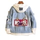 thumbnail image 1 of Mochila de denim casual y suelta de anime Spider-Man Marvel., 1 of 1