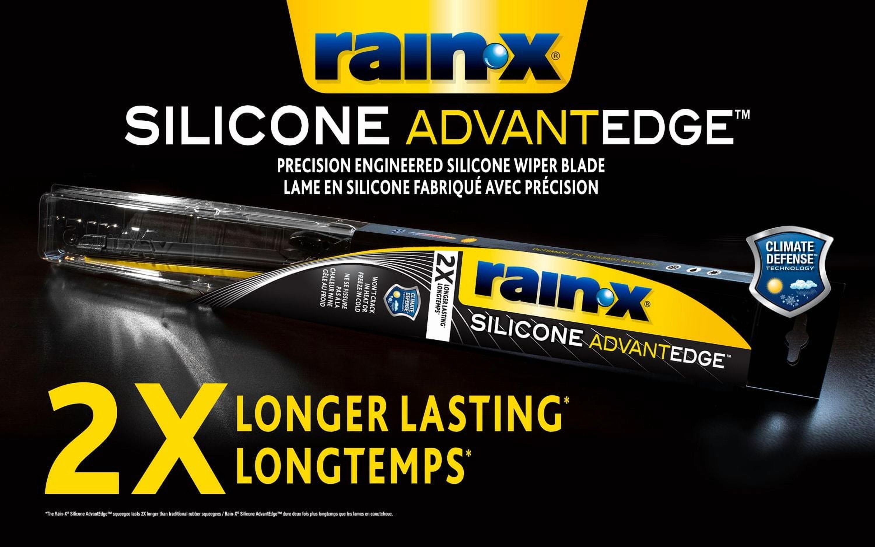 Balai d'essuie-glace toutes saisons Rain-X Silicone AdvantEdge 16 po