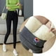 thumbnail image 4 of Gibobby Leggings deportivos mujer Leggings de lana de gruesos de terciopelo para mujer, pantalones cálidos de cintura alta estampados para otoño e invierno(Gris,CH), 4 of 5