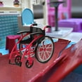 thumbnail image 3 of Rosy Plastic Mini Wheelchair and Crutch Models for Decoration 1 Set, 3 of 9