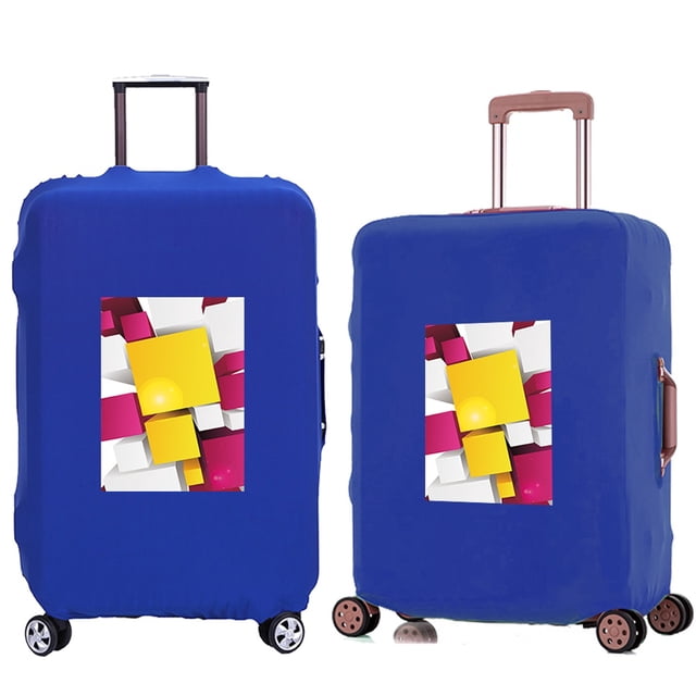 Travel Luggage Protective Cover 3d Pattern Travel Accessories Elastic Suitcase Case Apply To 18-28inch 8 3D021 M