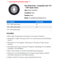 thumbnail image 2 of Rear Brake Drum - Compatible with 1971 - 1985 Toyota Celica 1972 1973 1974 1975 1976 1977 1978 1979 1980 1981 1982 1983 1984, 2 of 2