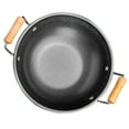 MANLINGDA Wok Nonstick Cooking Wok Household Pan Kitchen Cooking