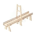 thumbnail image 3 of Wood Stayed Cable Bridge, Wear-resistant DIY Wood Bridge Accurate  for Professional Use for Develop Interest for Exercise for General Purpose, 3 of 7