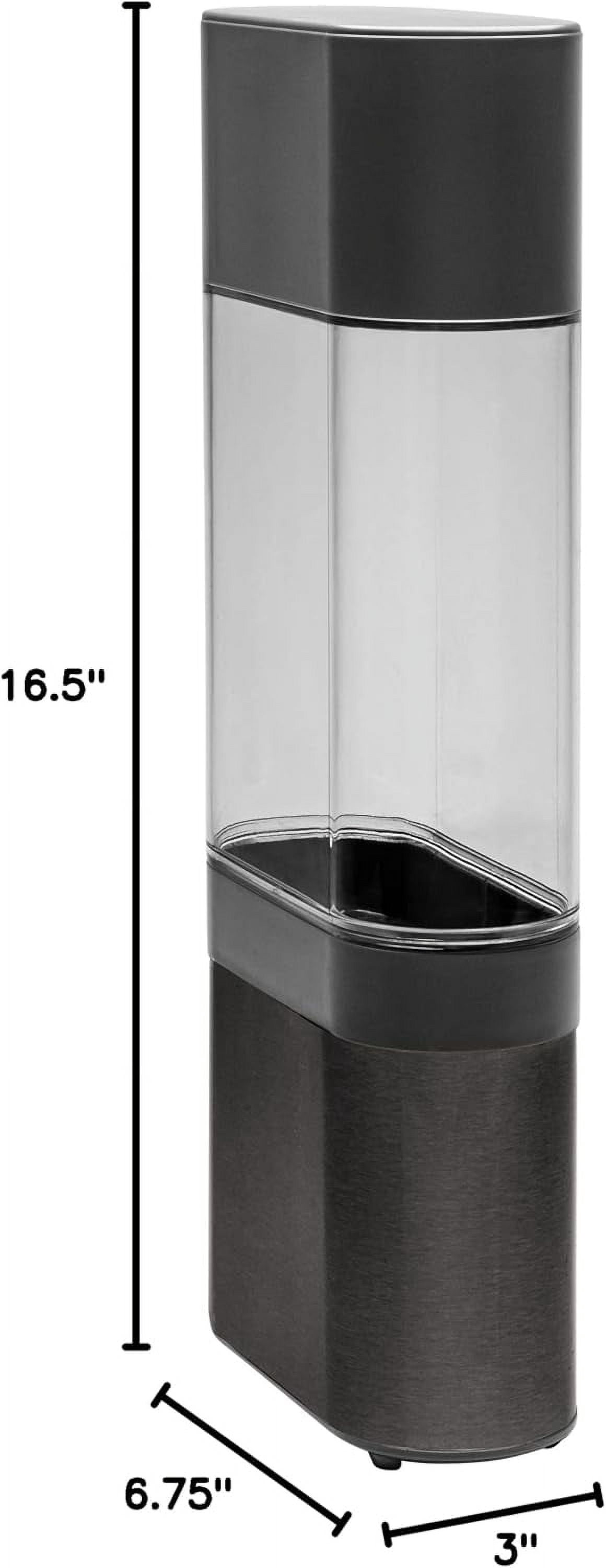 P4AAKAS Opal 2.0 Side  - Black Stainless Steel for Nugget Ice Maker