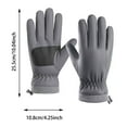 thumbnail image 2 of Mitaines d'Hiver Imperméables pour Activités Extérieures et Temps Froid avec Écran Tactile Thermique et - Prise pour Conduite Cyclisme Randonnée et Travail, 2 of 3
