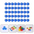 thumbnail image 3 of 100pcs Lottery Balls Raffle Drawing Balls Lottery Balls Openable Game Balls Game Props3.00X3.00X3.00CMBlue, 3 of 4