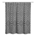 thumbnail image 2 of Creative Products Black Aztec Lines  71x74 Shower Curtain, 2 of 2