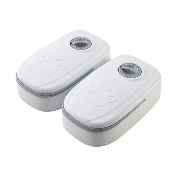 Cat Wet Food Automatic Pet Feeder,Sealed Feeder, Pet Feeder with Timer, Timing and Control of Dry Or Semiwet Food, Food Dispenser, 48Hour Timing,Cat Dry Food,Pet Food Bowls Automatic Pet Feeder