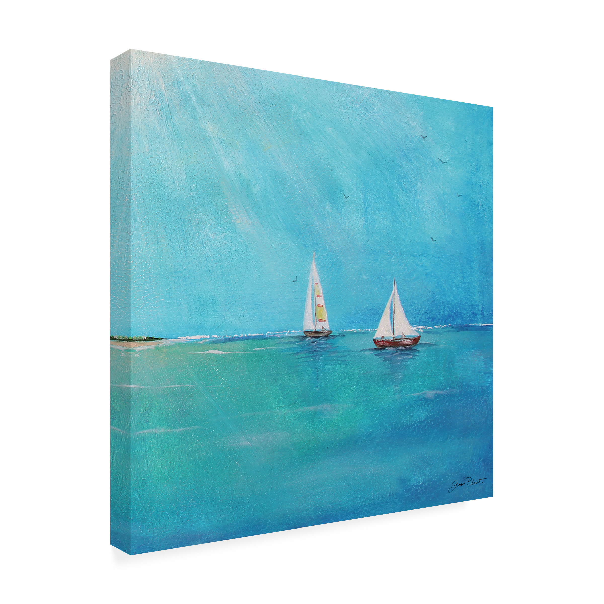 Trademark Fine Art 'Summer Breeze 3' Canvas Art by Jean Plout