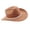 Khaki, variant on Giaone Comfortable Woolen Cowboy Hats Rhinestones Accented For Everyday Wear