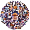 thumbnail image 2 of 35pcs-50pcs Spooky Stickers Halloween Skeleton Stickers Witch Decals Ghost PVC Stickers for Laptops Notebooks Suitcases, 2 of 9