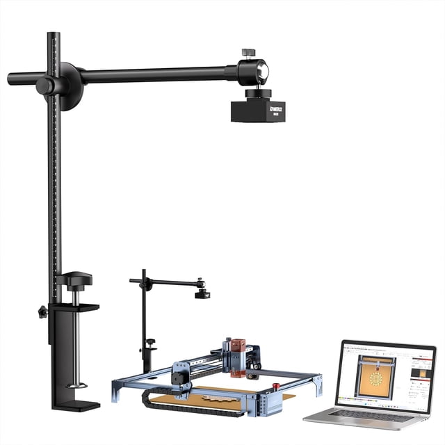 Cámara ATOMSTACK Maker AC1 para grabador láser, cámara digital industrial HD de 5 MP píxeles, posicionamiento automático preciso, grabación de vídeo gran angular