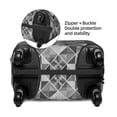 thumbnail image 2 of Kdxio Yin Yang With Black And White Pattern Luggage Cover for Travel,Elastic and Durable,Fits 18-32 Inch,Anti-Scratch Suitcase Protector-No luggage included, 2 of 5
