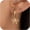 Gold-Huggie Hoop Bow, variant on Gold Bow Earrings for Women – Easter Gift, Hypoallergenic Bow Jewelry with Zircon and Pearl, Hoop, Stud and Drop Earrings, Elegant Gift for Birthday, Wedding, Holiday