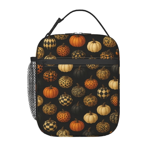 Halloween Pumpkin Lunch Bag Portable Thermal Lunch Box for Men and Women
