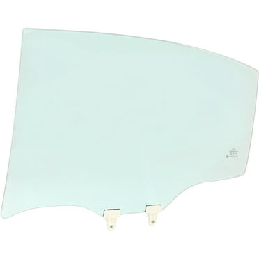 Door Glass Compatible with 2009-2014 Nissan Maxima Rear, Right Passenger Green Tint FD23933 GTYN